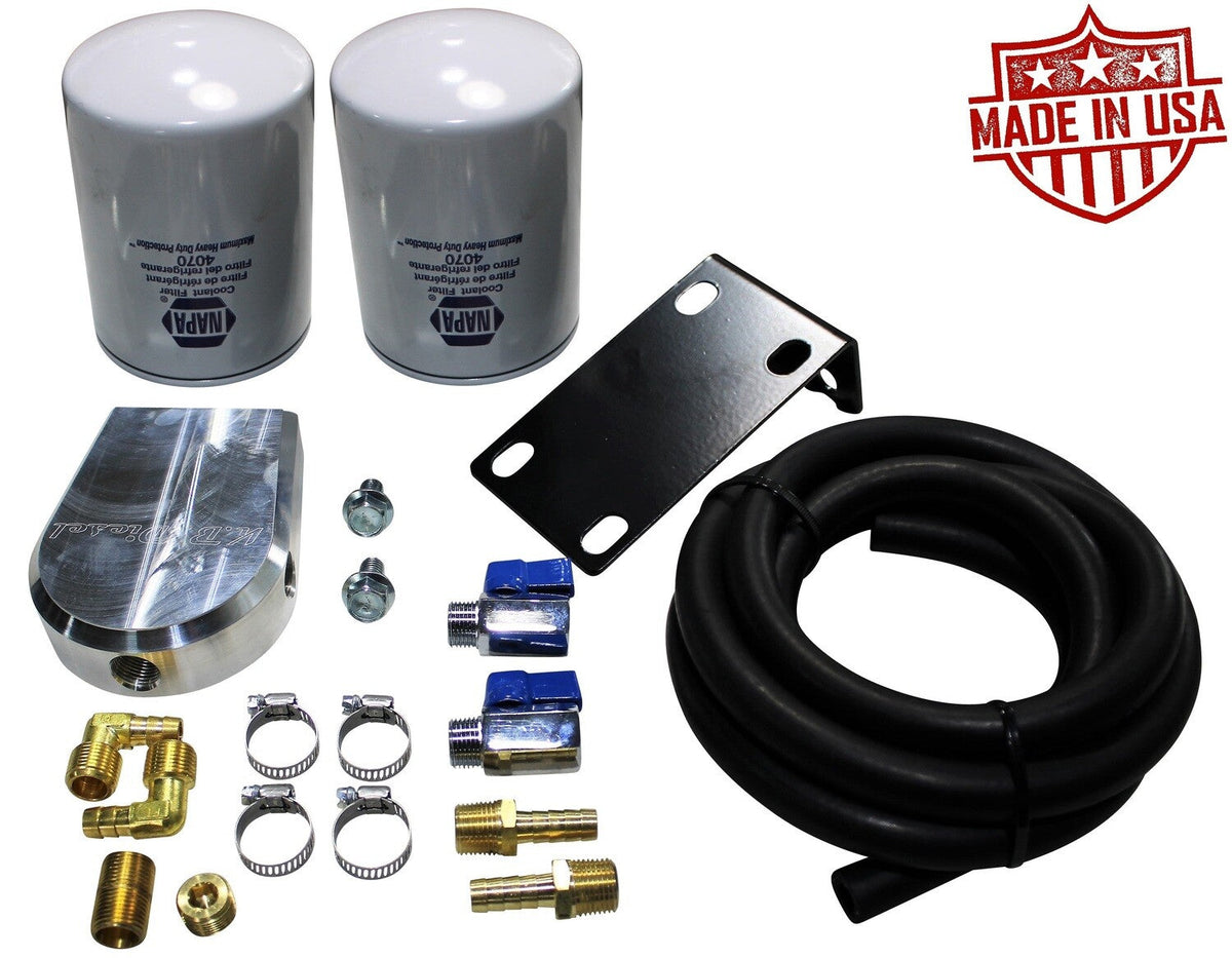 Engine Coolant Filter Kit for 2007.5-2018 6.7l Dodge Cummins