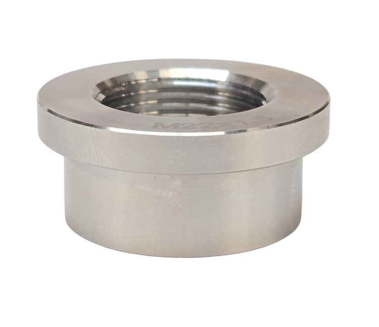 Stainless Bung for Air Intake Manifold Grid Heater on 6.7l Cummins Ram