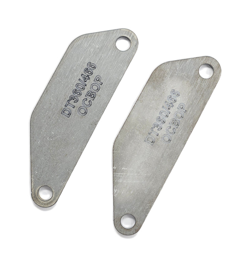 Steel Oil Cooler Block Off Plates for International Navistar DT360 DT466