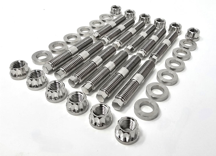 12 Point Exhaust Manifold Stainless Stud Kit for 1989-2019 5.9l & 6.7l Cummins