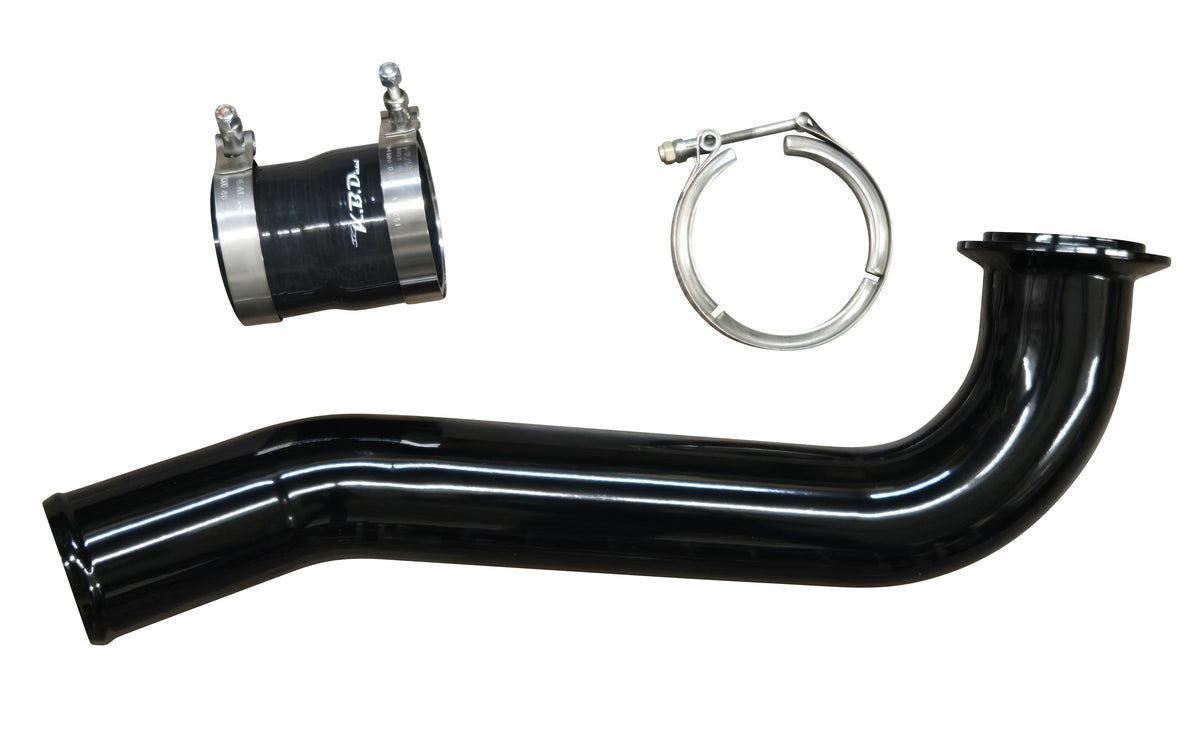 Low Mount S400 Hot Side Pipe for 2G Swap on 2013-2018 6.7l Cummins 4G Ram