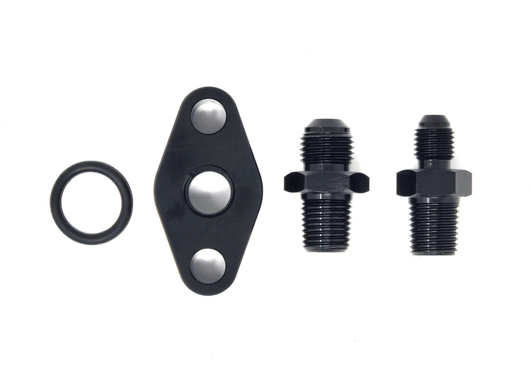 1.5" Turbo Oil Feed Line Adapter Plate T3 T4 T6 G40 G45 G50 S300 S400 S500