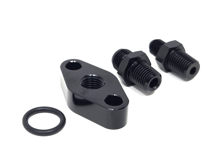 1.5" Turbo Oil Feed Line Adapter Plate T3 T4 T6 G40 G45 G50 S300 S400 S500