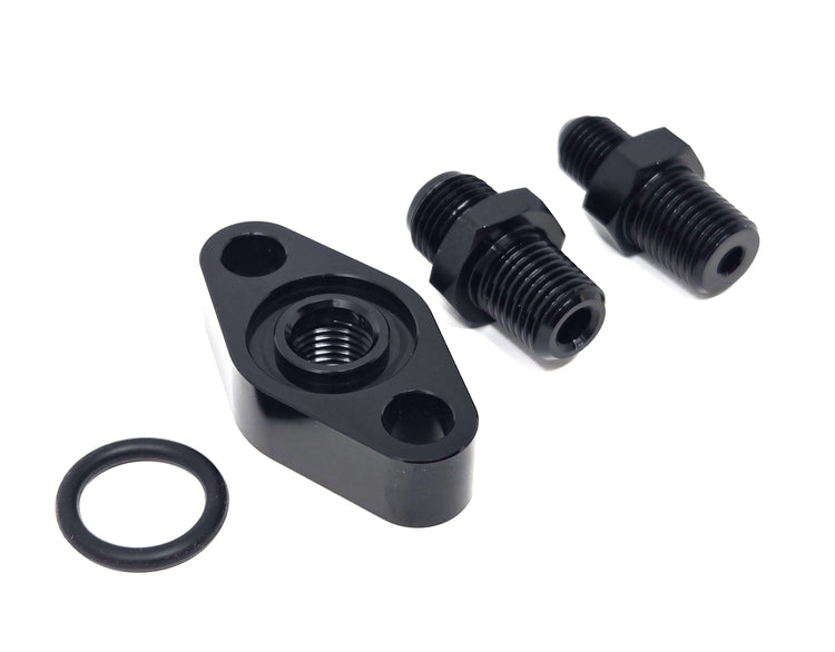 1.5" Turbo Oil Feed Line Adapter Plate T3 T4 T6 G40 G45 G50 S300 S400 S500