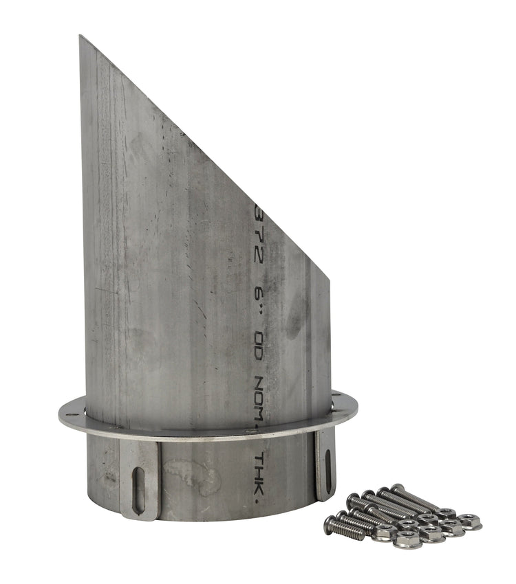 6" Hood Stack Miter Cut Tip Kit - Truck & Tractor Sled Pulling