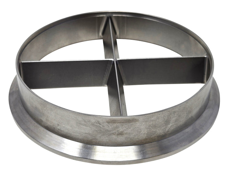 "Short" 5in Marmon Flare S400 *T6 Foot* Downpipe Turbo Guard Cross Bolts Flare Flange & Clamp
