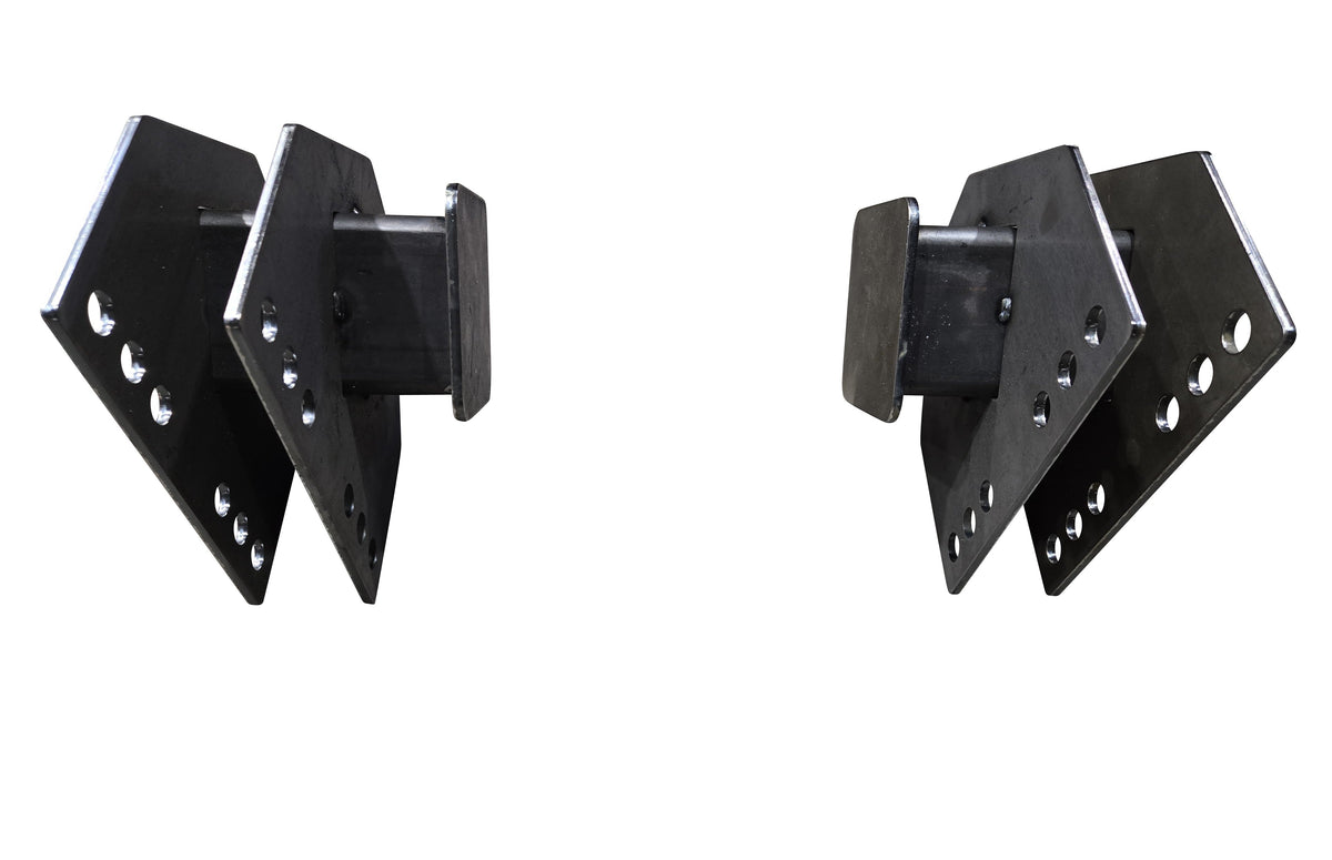 4-Link Front Frame Mount Weld On Tabs Brackets 6 Hole