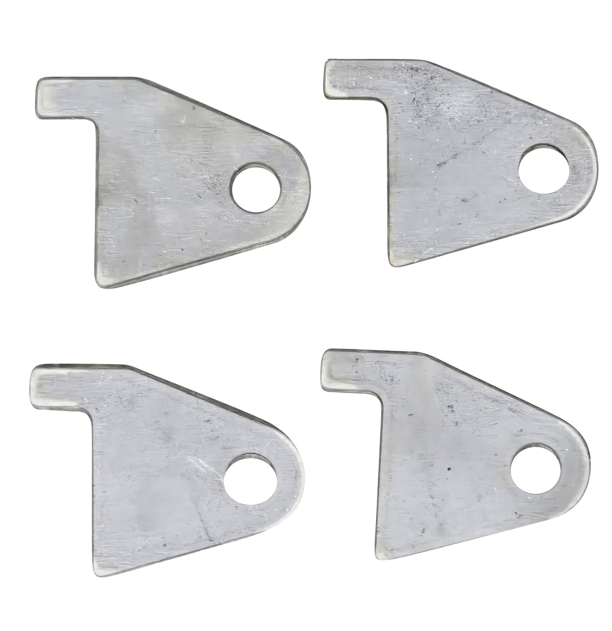 4pcs "Notched" 4-Link Panhard Bar Traction Bar Mount Weld On Tabs Brackets