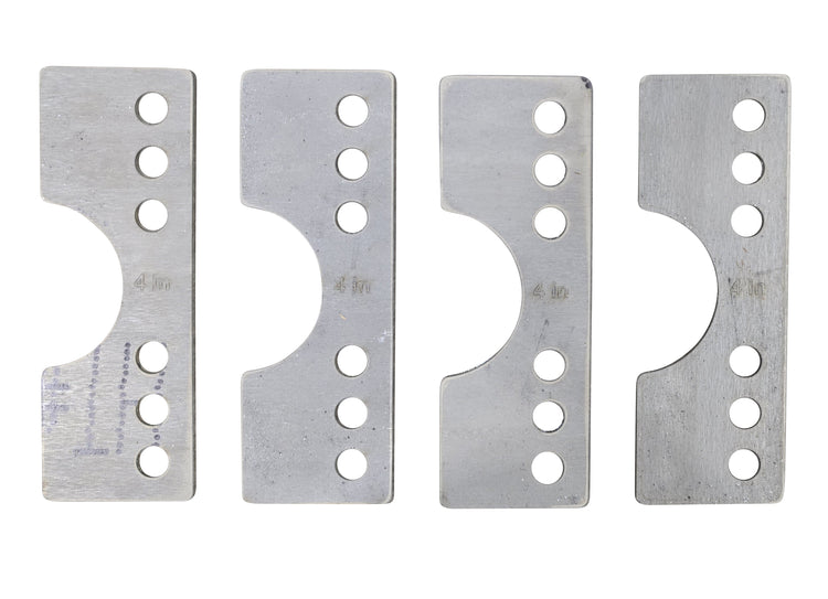 4pcs 4-Link Rear Axle Mount Weld On Tabs Brackets 6 Hole
