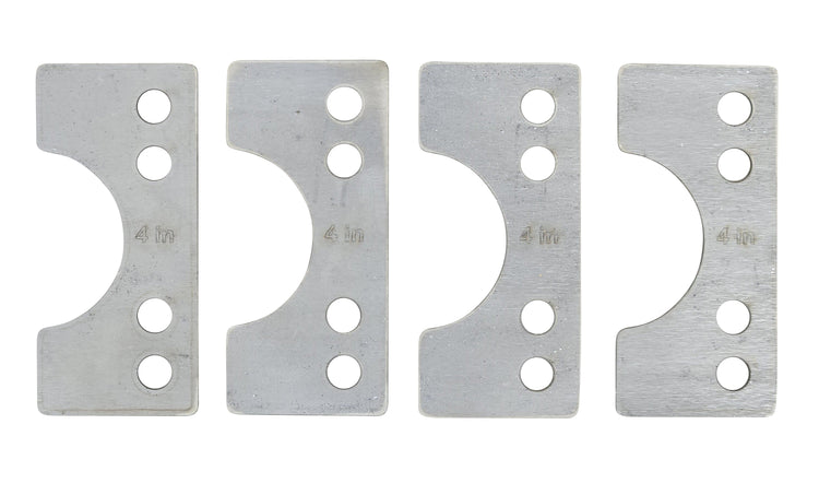 4pcs 4-Link Rear Axle Mount Weld On Tabs Brackets 4 Hole