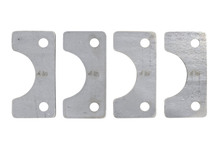 4pcs 4-Link Rear Axle Mount Weld On Tabs Brackets 2 Hole