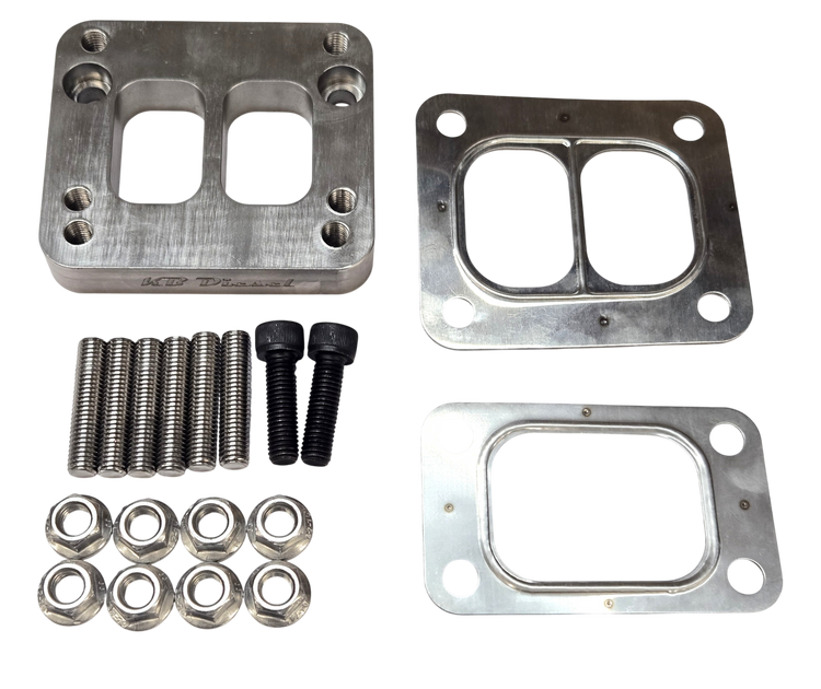 T3 to T4 Stainless Steel Adapter Flange w/ Hardware