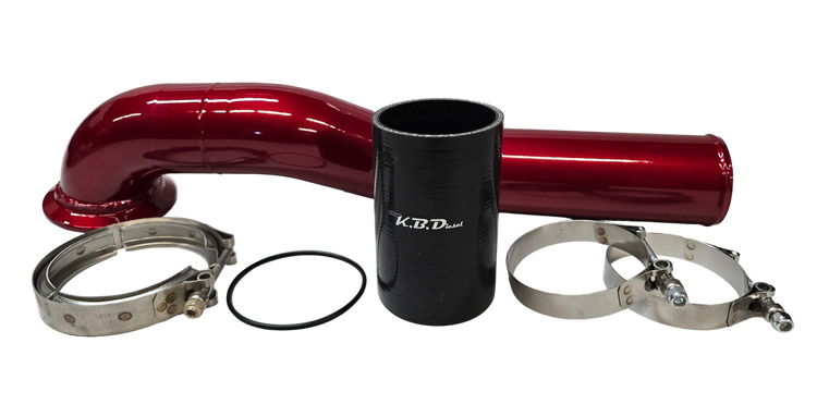 Low Mount S400 Hot Side Pipe for 2G Swap on 2003-2009 5.9l/6.7l Cummins 3G