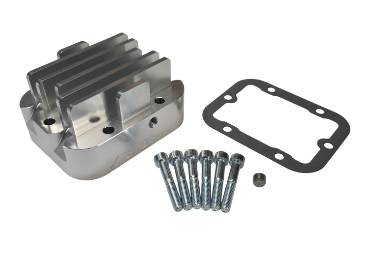 Billet Aluminum Manual Transmission PTO Cooler Cover ZF6 G56 NV3500 NV4500 NV5600
