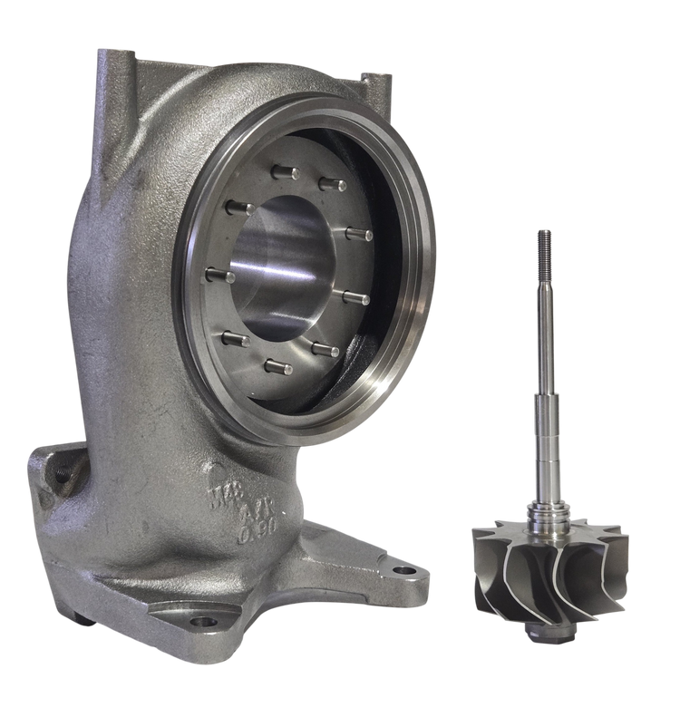 Upgraded 73.5x70.6mm Turbo Turbine Housing for 2005-10 6.6l LLY LBZ LMM Duramax