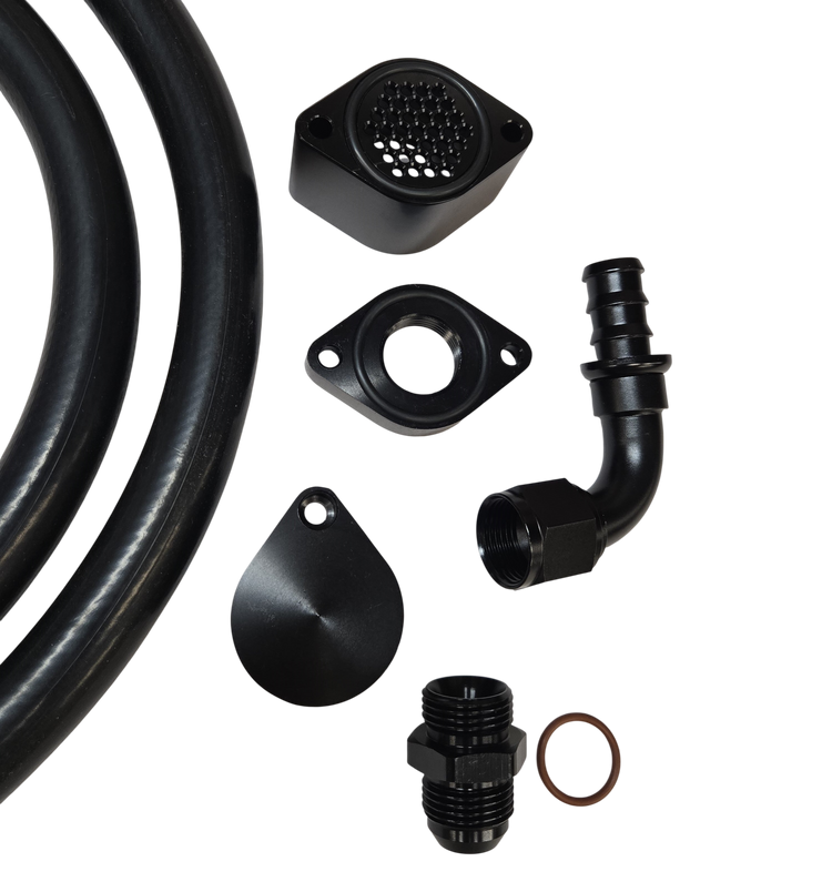 CCV PCV Reroute Kit for 2011-2025 6.7l Ford Powerstroke