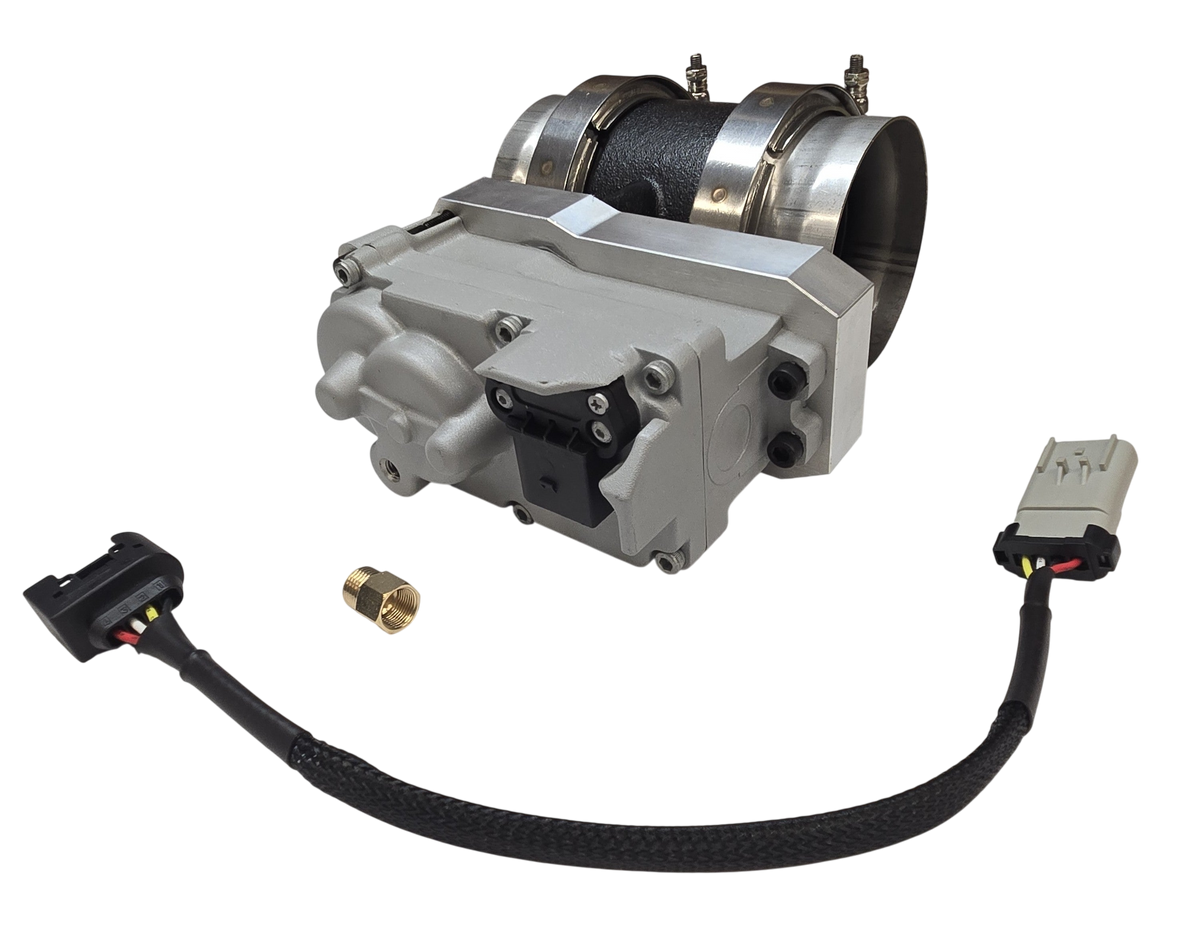 4" VGT Actuator Controlled Exhaust Brake for 6.7l Cummins 2G Swaps + Actuator