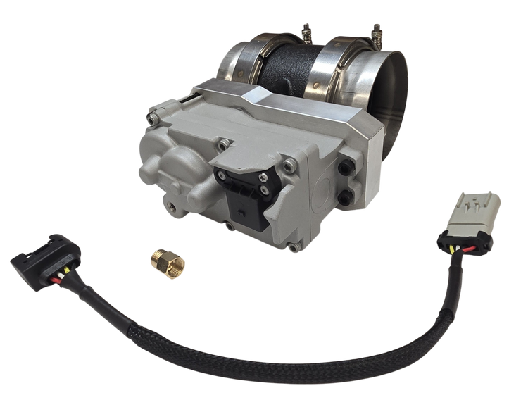 4" VGT Actuator Controlled Exhaust Brake for 6.7l Cummins 2G Swaps + Actuator