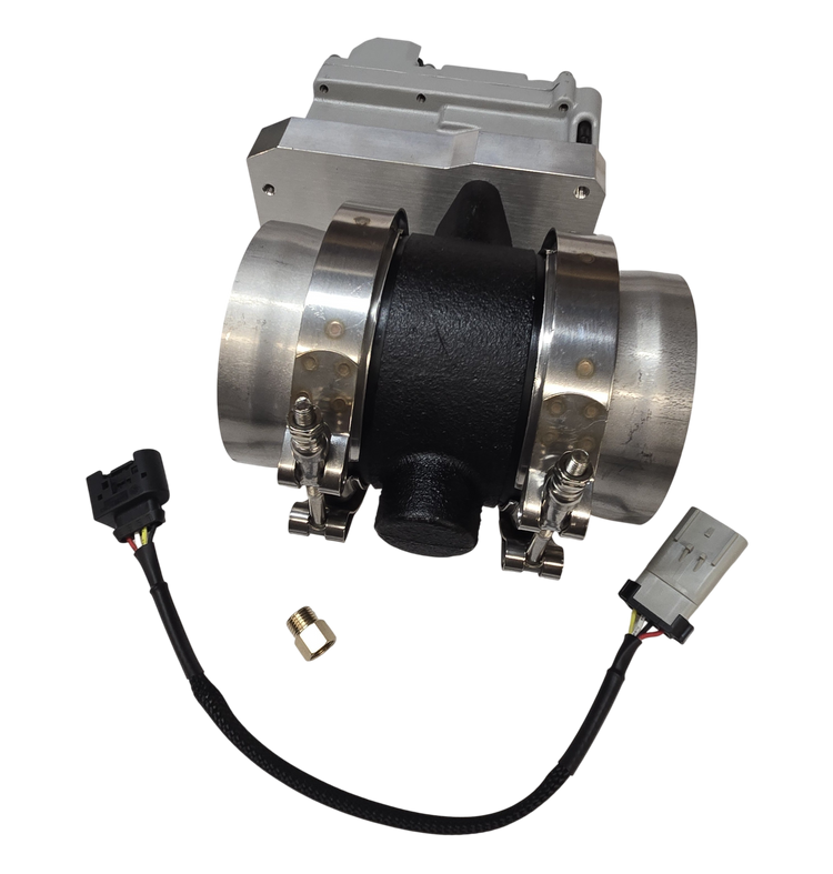 4" VGT Actuator Controlled Exhaust Brake for 6.7l Cummins 2G Swaps + Actuator