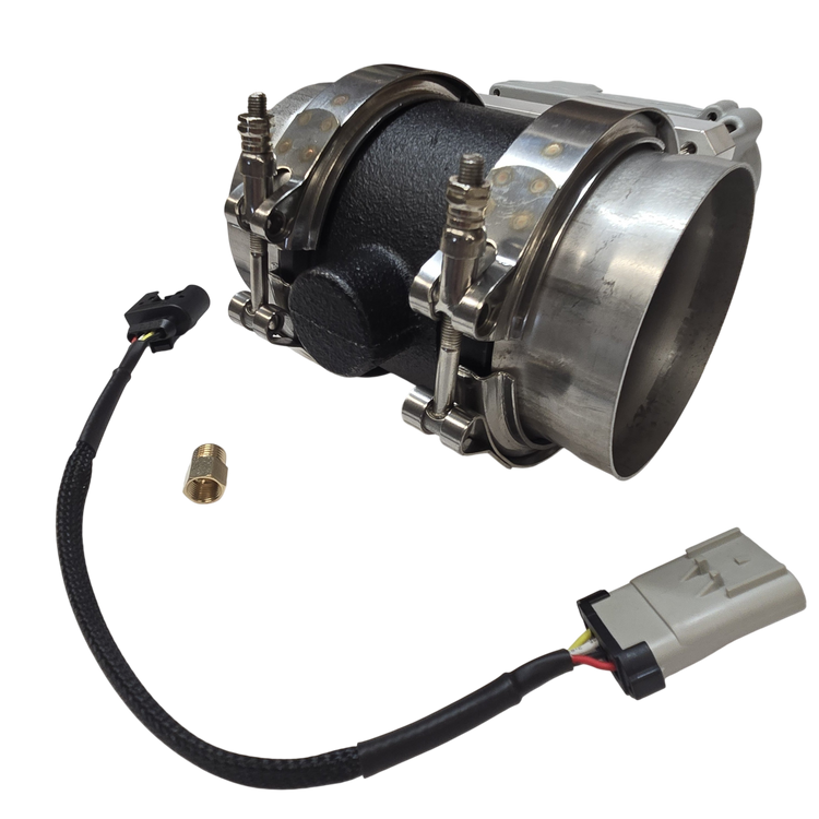 4" VGT Actuator Controlled Exhaust Brake for 6.7l Cummins 2G Swaps + Actuator