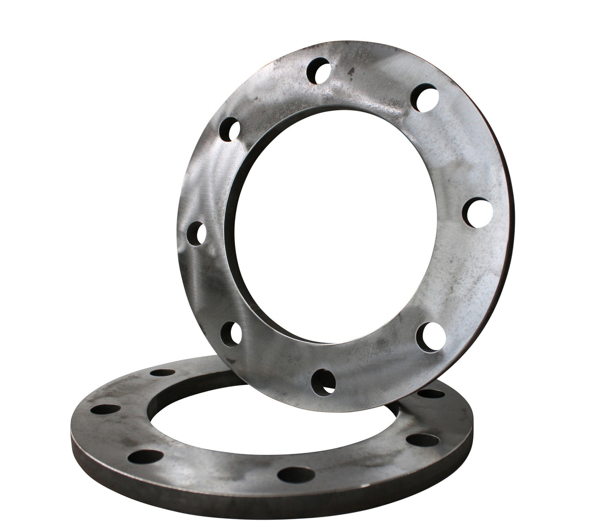 (2) 1/4" Steel Wheel Spacers for 8x275mm Lug Bolt Pattern Chevy GMC 4500 5500