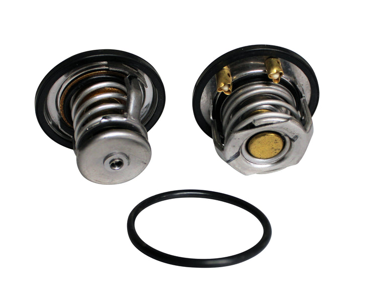 Front & Rear Thermostat Kit For 2001-24 6.6l Duramax LB7 LLY LBZ LMM LML L5P