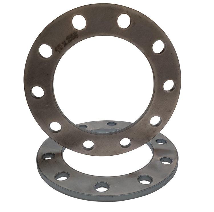 (2) 1/2" Steel Semi Wheel Spacers for 10x285mm or 10x11.25" Lug Bolt Pattern Hub Centric