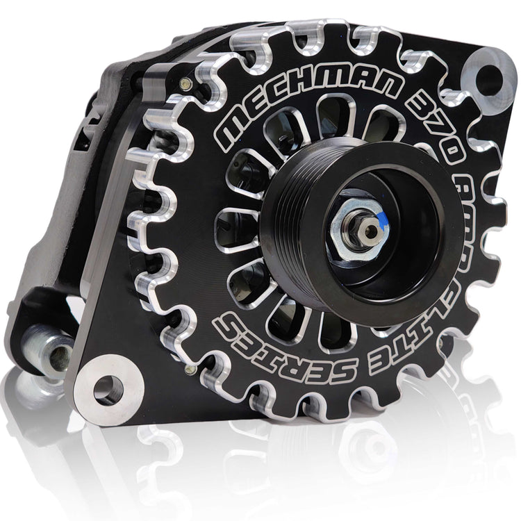 Mechman 370 Amp Billet Elite Series Alternator 1988-2002 Dodge Ram 5.9L Cummins Diesel
