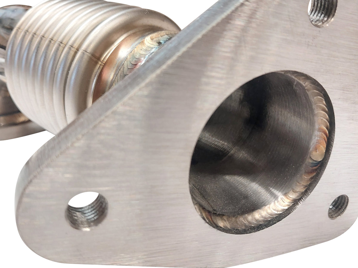 Stainless Turbo Exhaust Up Pipes for 2005 6.6l LLY Duramax Kodiak Topkick