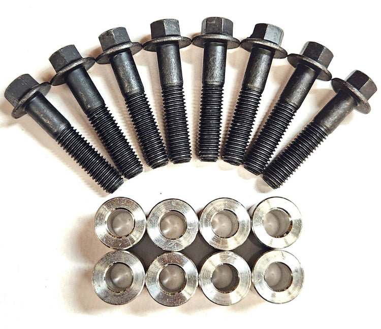 Exhaust Manifold Bolt Set + Spacers for 2008-2010 6.4l Powerstroke