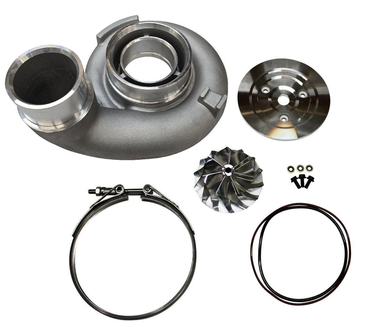 63.5mm Turbo Front Cover Kit W/ Wheel for HE351VE HE300VG Turbos 6.7l Cummins