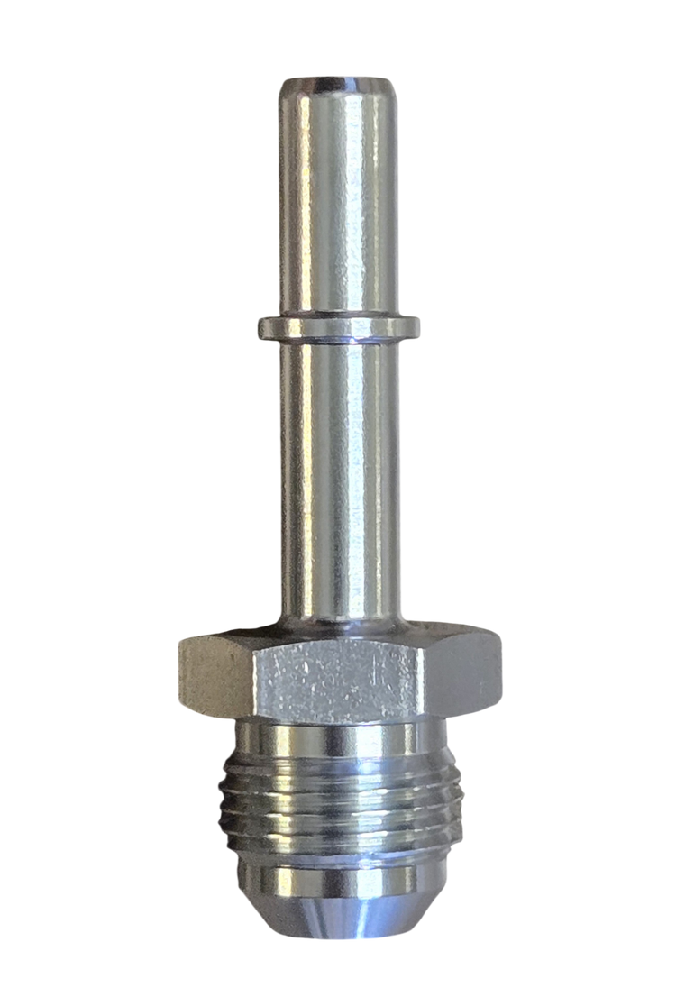 -8 AN to 3/8" Male Quick Connect Fuel Line Adapter Fitting for 6.6 Duramax Chevy