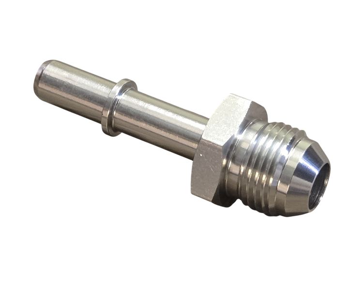 -8 AN to 3/8" Male Quick Connect Fuel Line Adapter Fitting for 6.6 Duramax Chevy