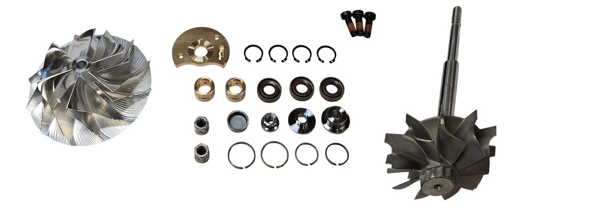 63.5mm T51R Mod Full Turbo Rebuild Kit for 2019-2024 HE300VG Turbos 6.7l Cummins